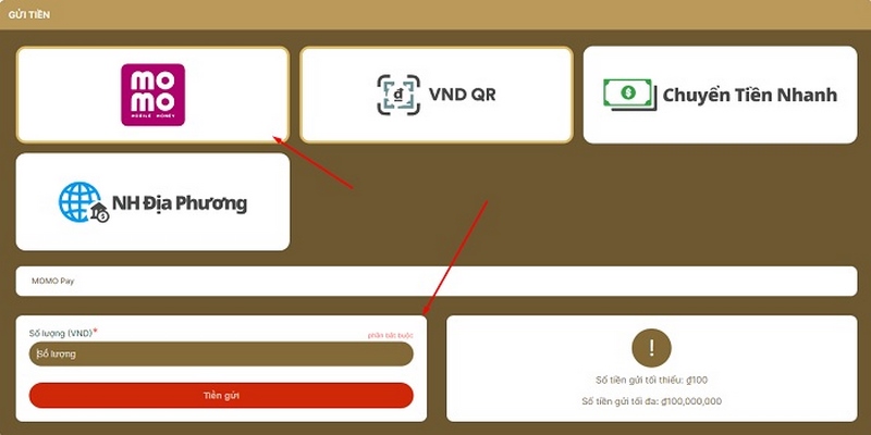 Hướng dẫn cách nạp tiền qua nhiều phương thức tại POG79
