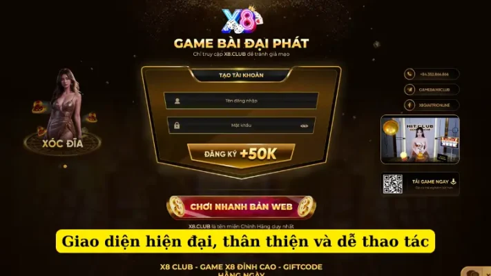 Giao diện hiện đại, thân thiện và dễ thao tác
